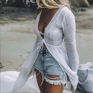 SUN - GODDESS Long Sleeves Cover Up